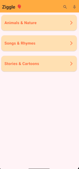 Ziggle category browsing